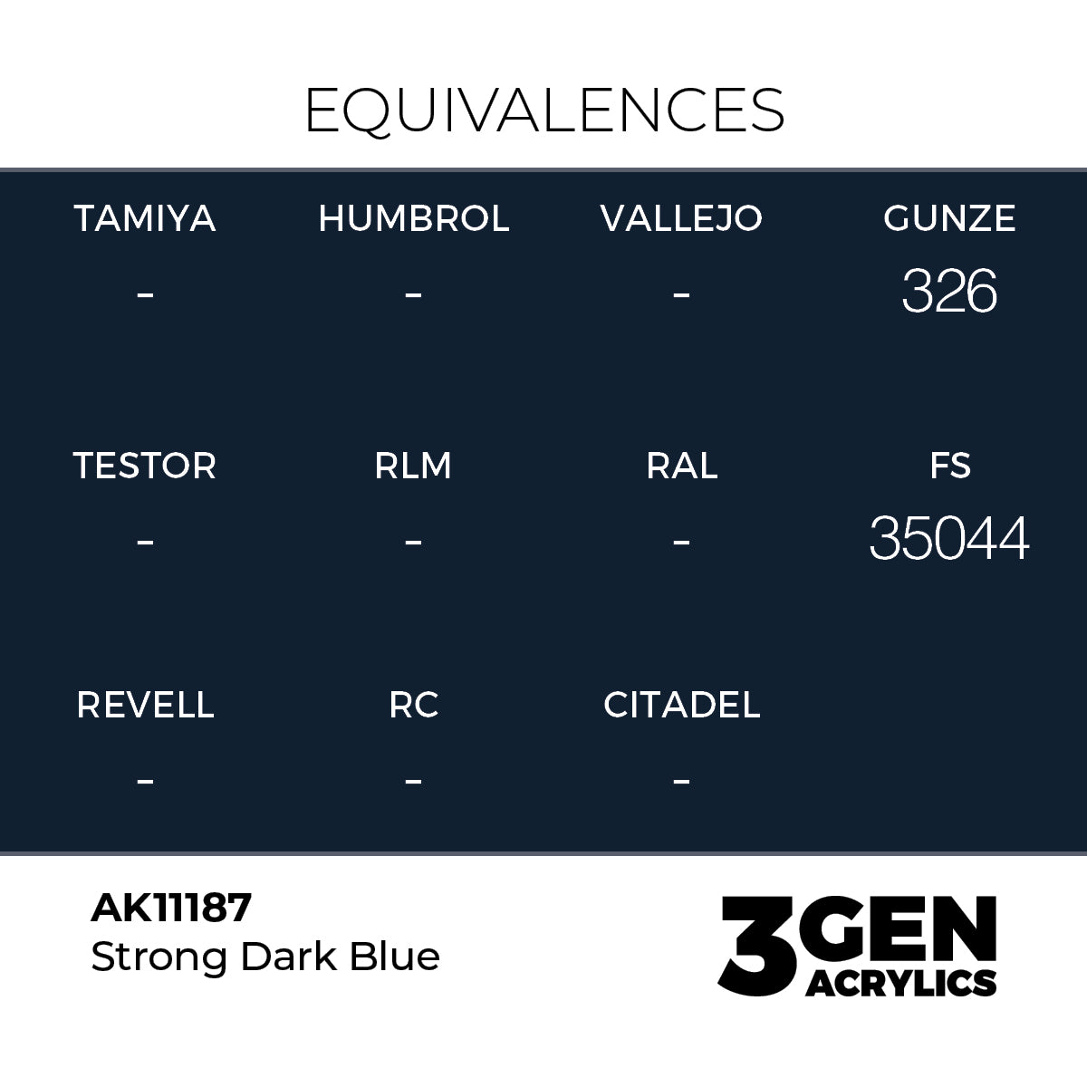 AK Interactive Strong Dark Blue - 17ml - 3rd Gen Akrilna Boja AK11187 - detail