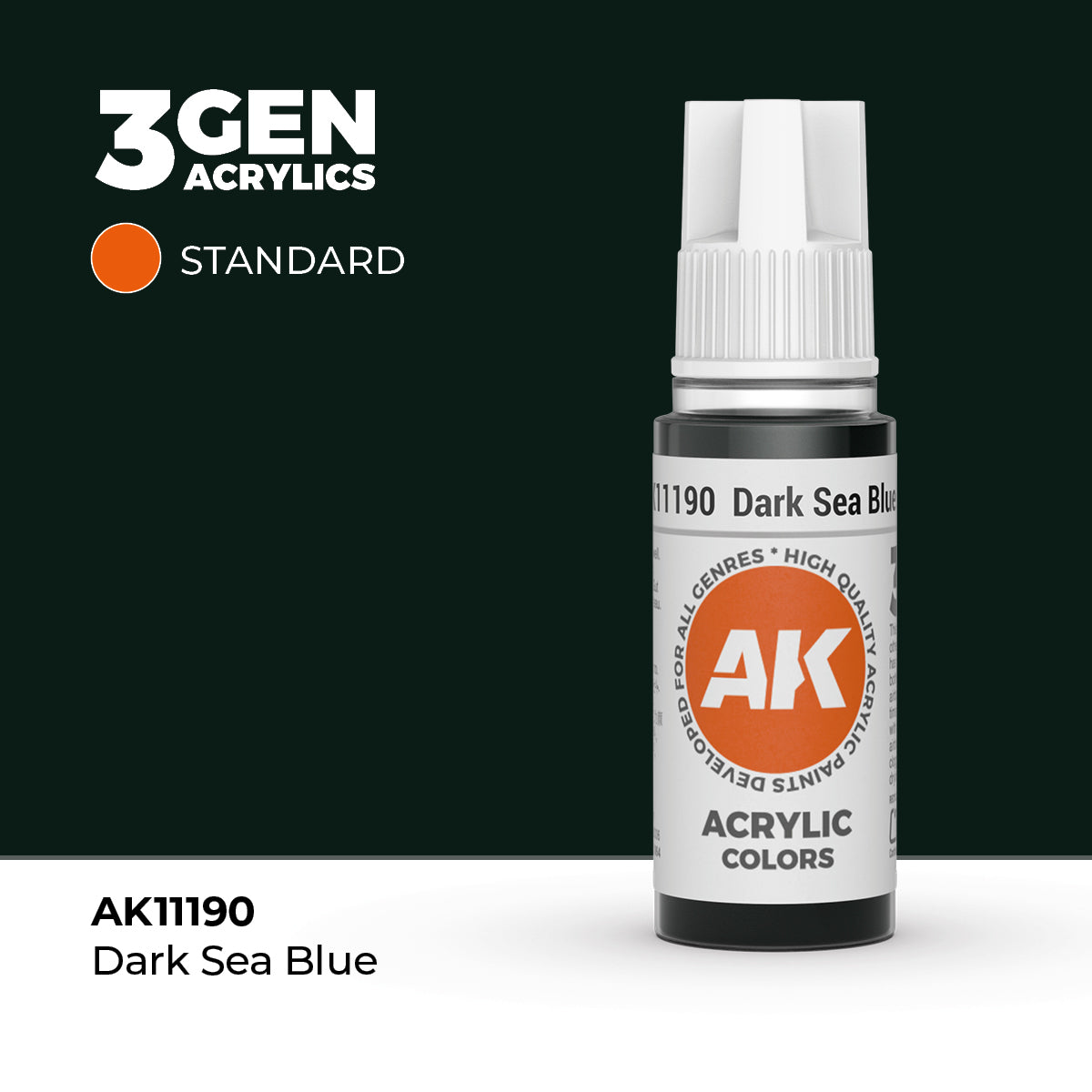 AK Interactive Dark Sea Blue 17ml - 3rd Gen Akrilna Boja AK11190