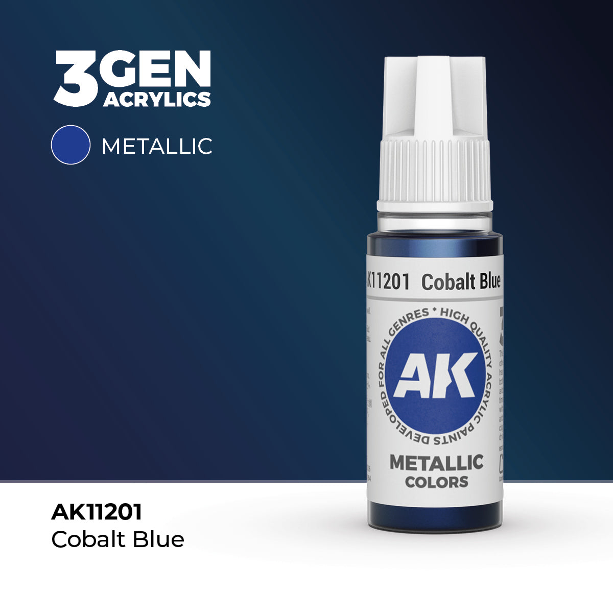 AK Interactive Cobalt Blue 17ml - 3rd Gen Akrilna Boja AK11201