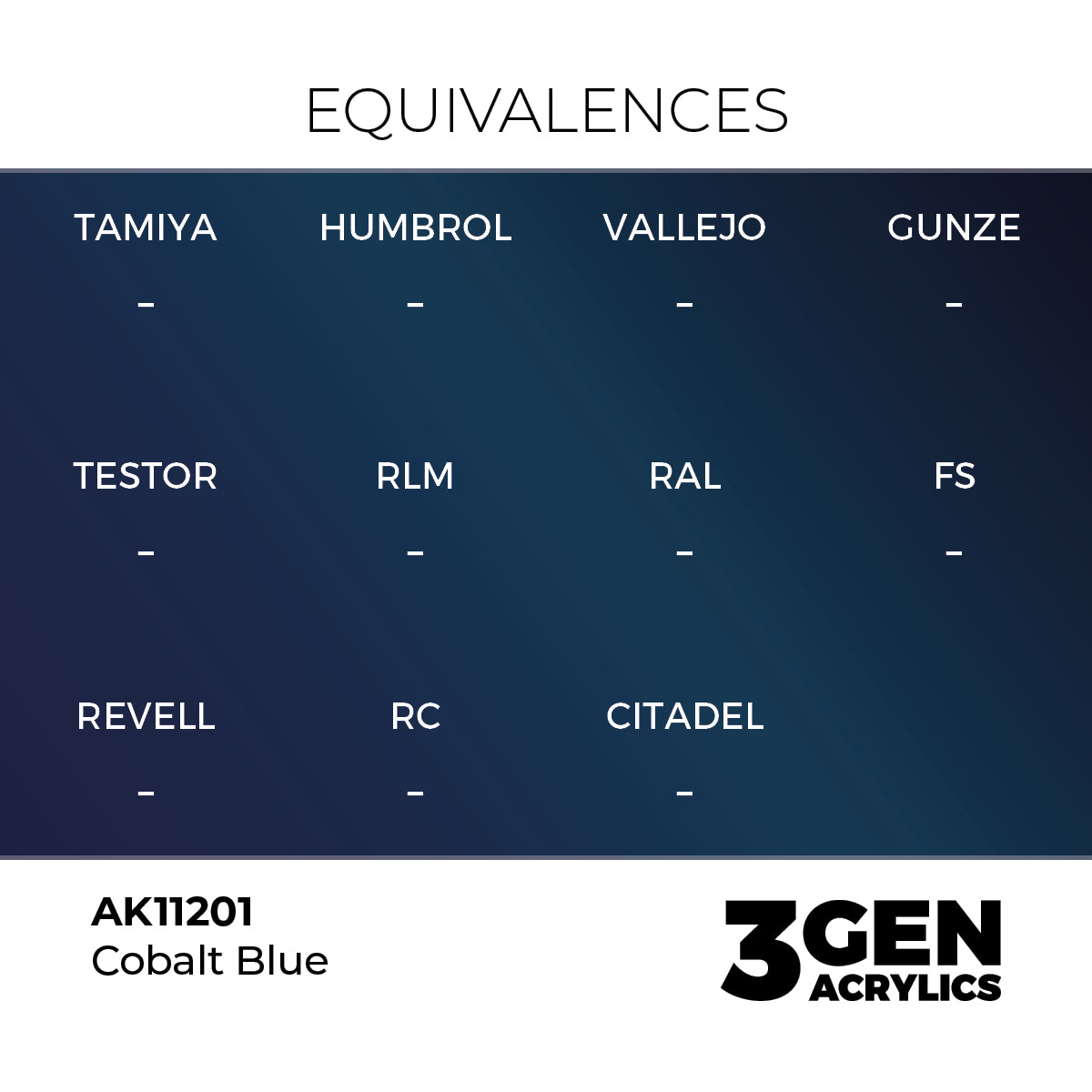 AK Interactive Cobalt Blue 17ml - 3rd Gen Akrilna Boja AK11201