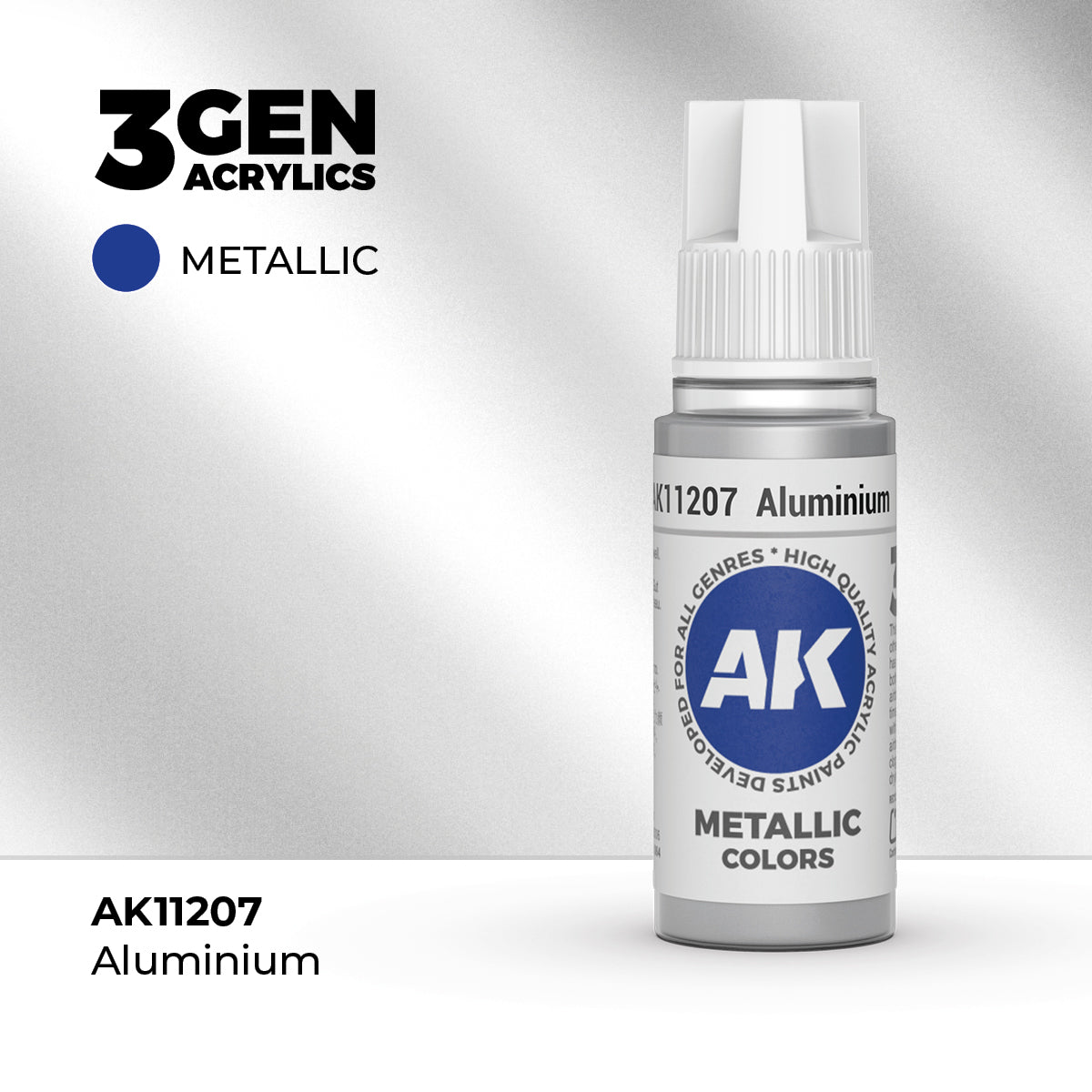 AK Interactive Aluminium 17ml - 3rd Gen Akrilna Boja AK11207