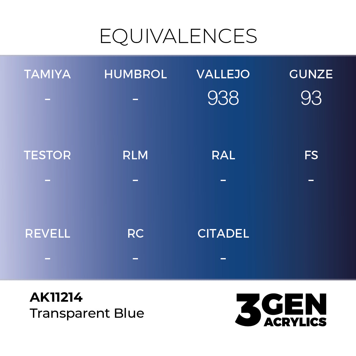 AK Interactive Clear Blue 17ml - 3rd Gen Akrilna Boja AK11214