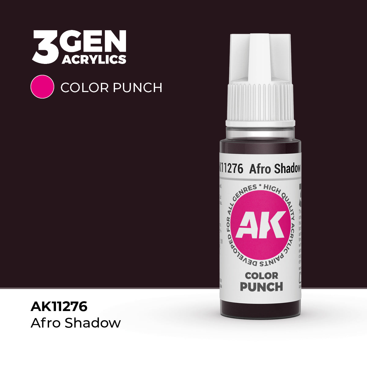 AK Interactive Afro Shadow - 17ml - Color Punch Akrilna Boja AK11276 - front