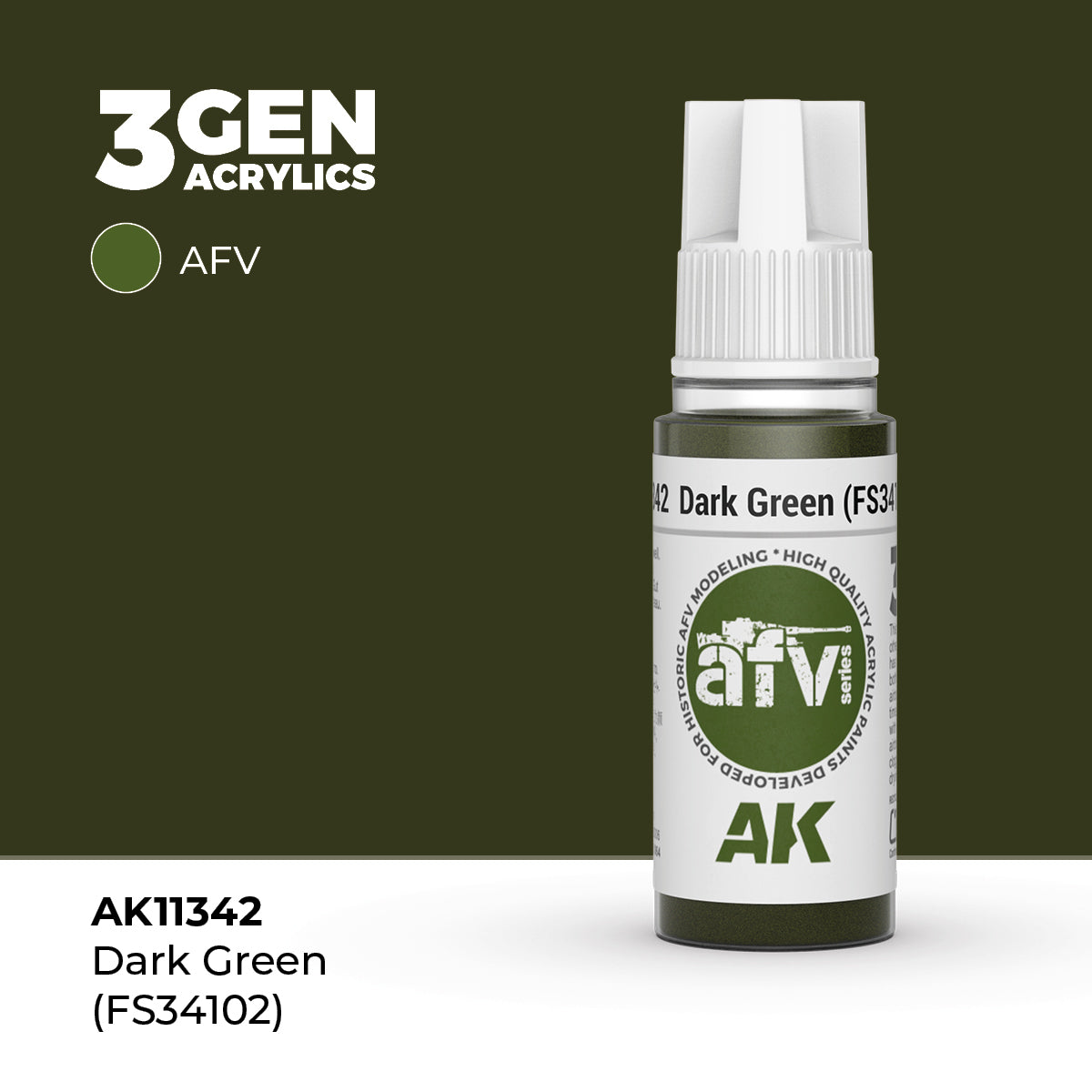 AK Interactive Dark Green (FS34102) 17ml - 3rd Gen Akrilna Boja AK11342