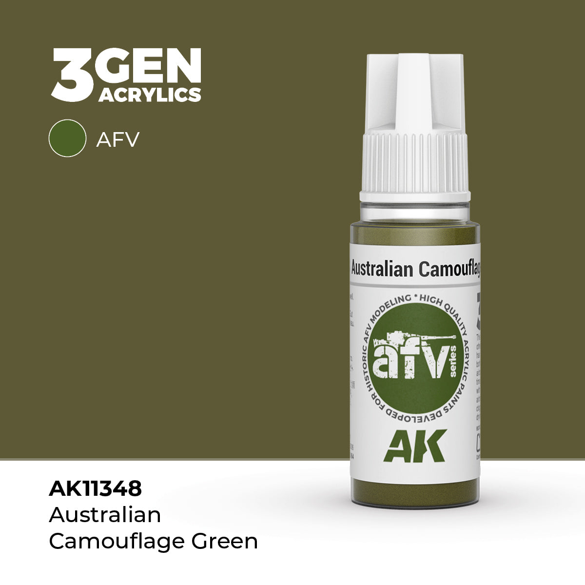 AK Interactive Australian Camouflage Green 17ml - 3rd Gen Akrilna Boja AK11348