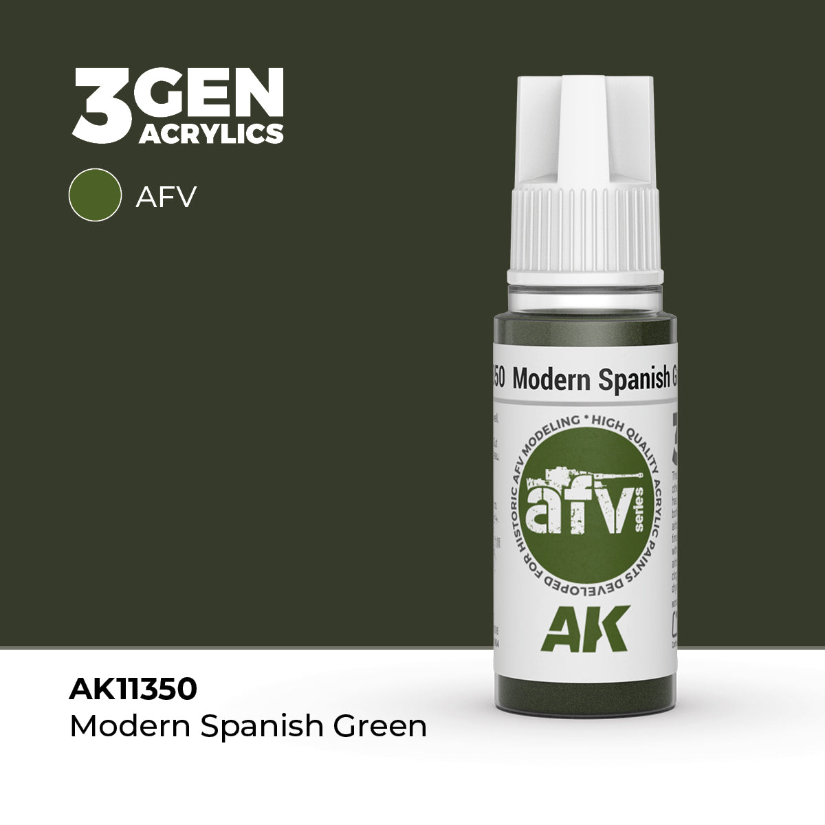 AK Interactive Modern Spanish Green 17ml - 3rd Gen Akrilna Boja AK11350
