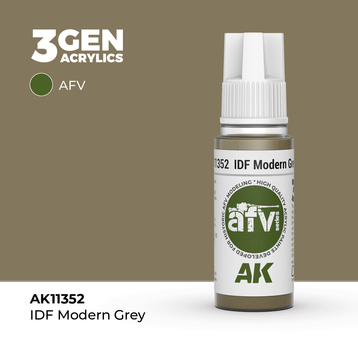 AK Interactive IDF Modern Grey 17ml - 3rd Gen Akrilna Boja AK11352