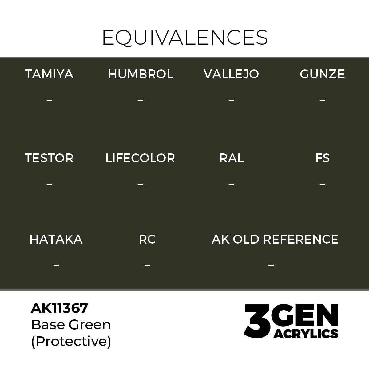 AK Interactive Base Green (Protective) 17ml - 3rd Gen Akrilna Boja AK11367