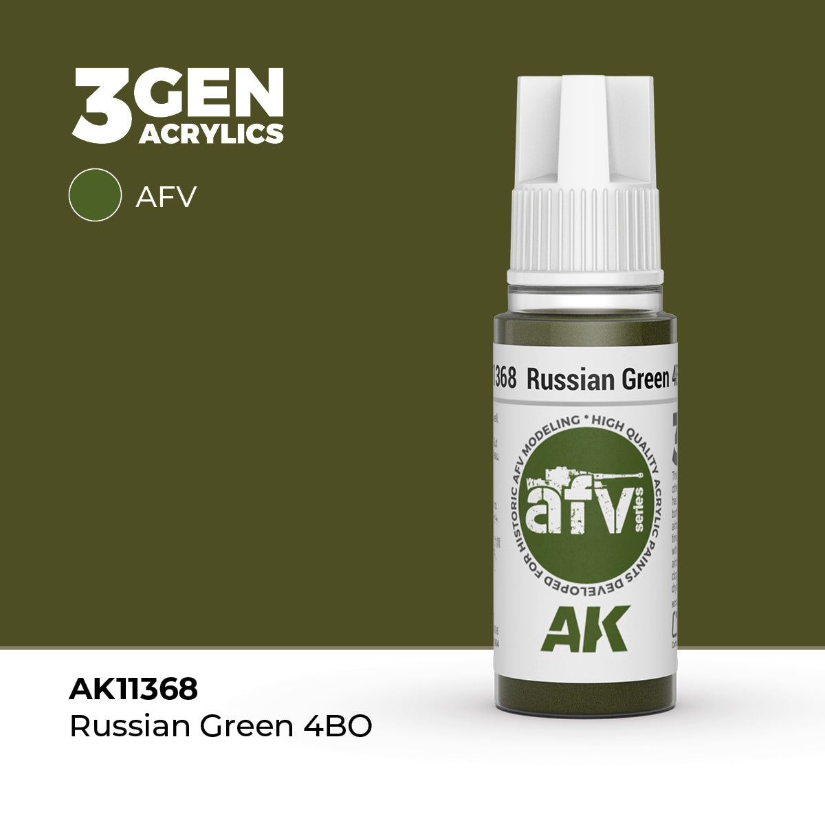 AK Interactive Russian Green 4BO 17ml - 3rd Gen Akrilna Boja AK11368