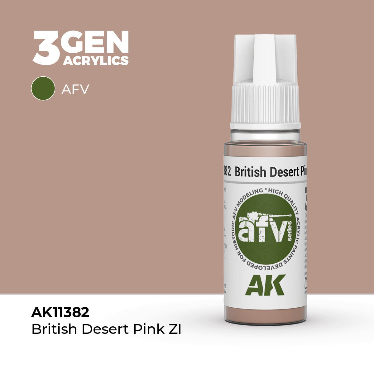 AK Interactive British Desert Pink ZI 17ml - 3rd Gen Akrilna Boja AK11382