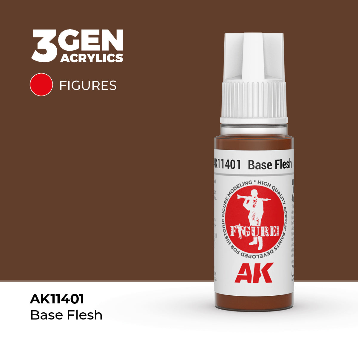 AK Interactive Base Flesh 17ml - 3rd Gen Akrilna Boja AK11401