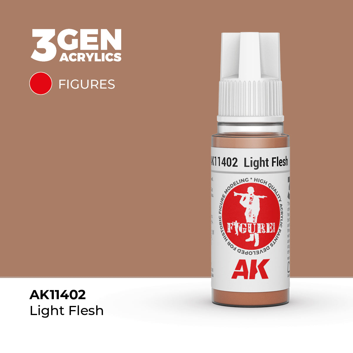 AK Interactive Light Flesh 17ml - 3rd Gen Akrilna Boja AK11402