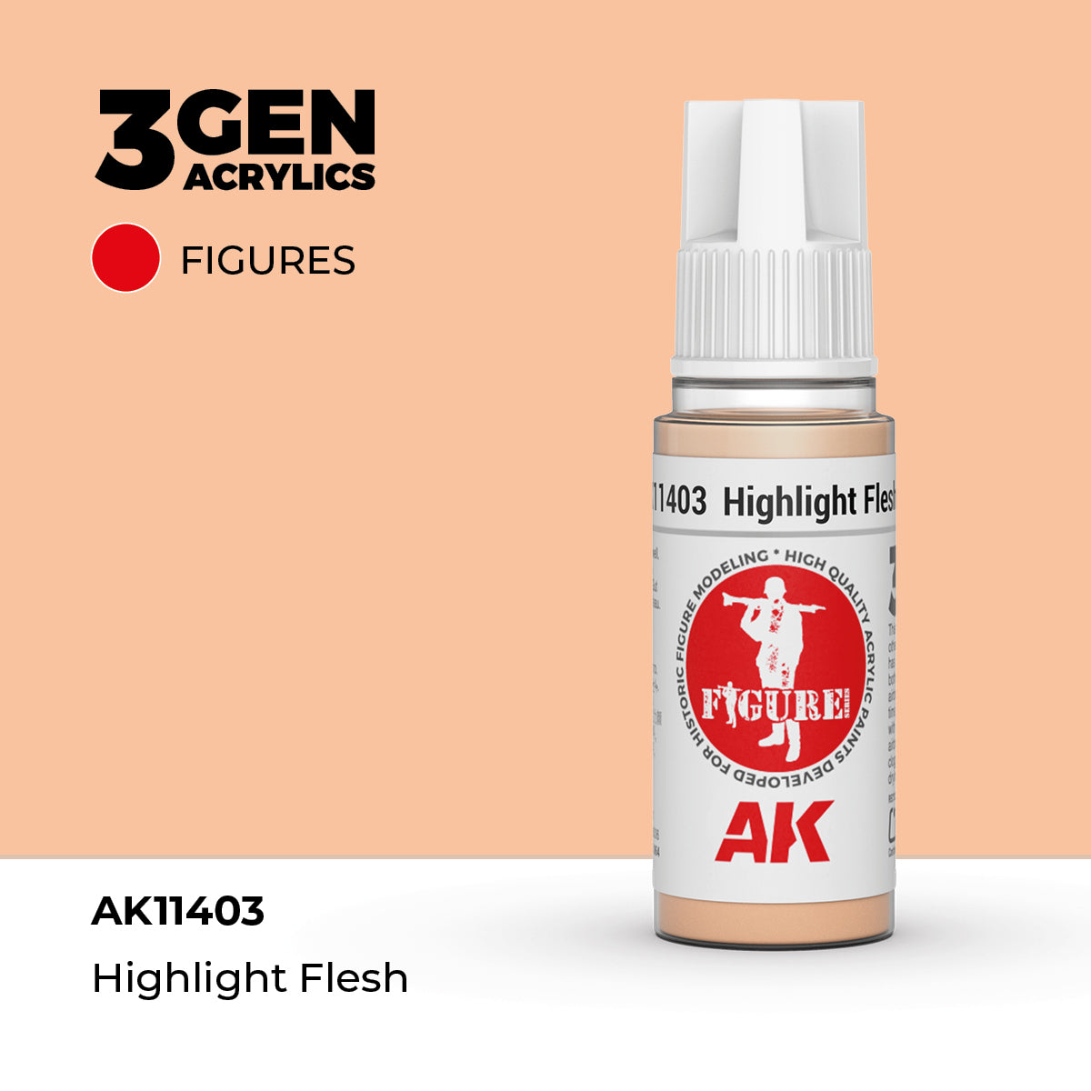 AK Interactive HIGHLIGHT FLESH - FIGURES AK11403 - front