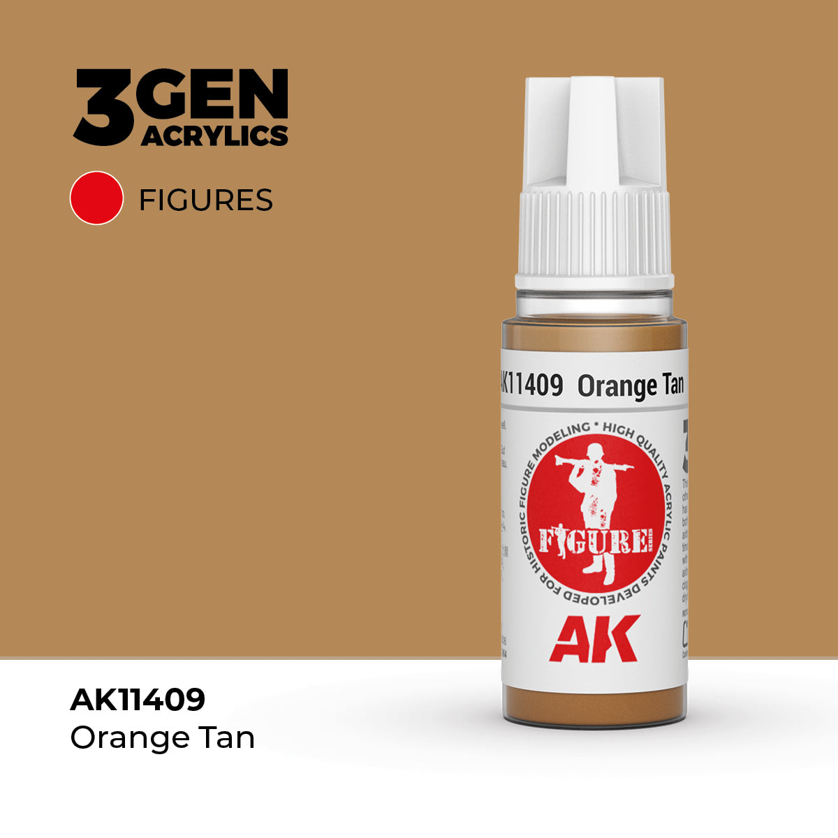 AK Interactive Orange Tan 17ml - 3rd Gen Akrilna Boja AK11409