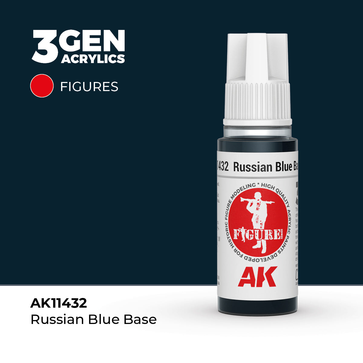 AK Interactive Russian Blue Base 17ml - 3rd Gen Akrilna Boja AK11432
