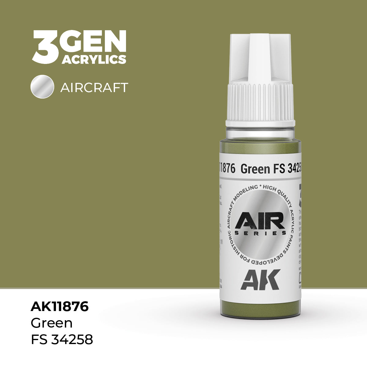 AK Interactive Green FS 34258 17ml - 3rd Gen Akrilna Boja AK11876