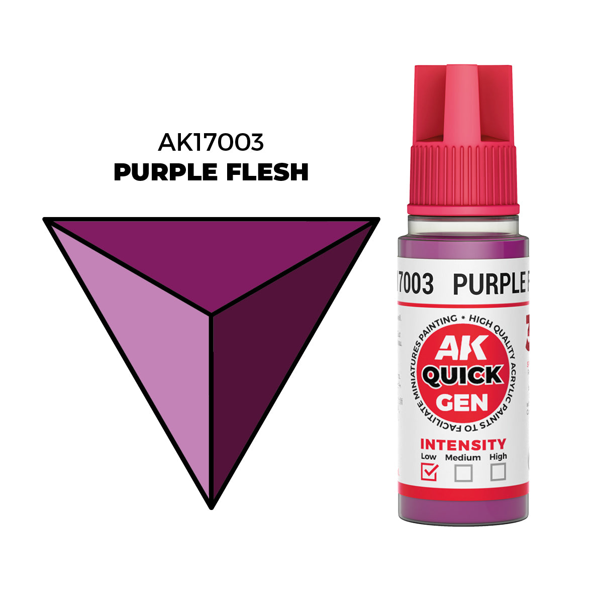 AK Interactive Carne Púrpura - Color 18ml - Quick Gen Akrilna Boja AK17003 - front