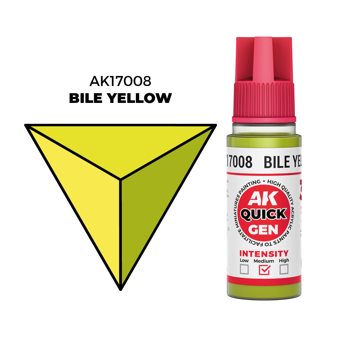 AK Interactive Bile Yellow 18ml - Quick Gen Akrilna Boja AK17008