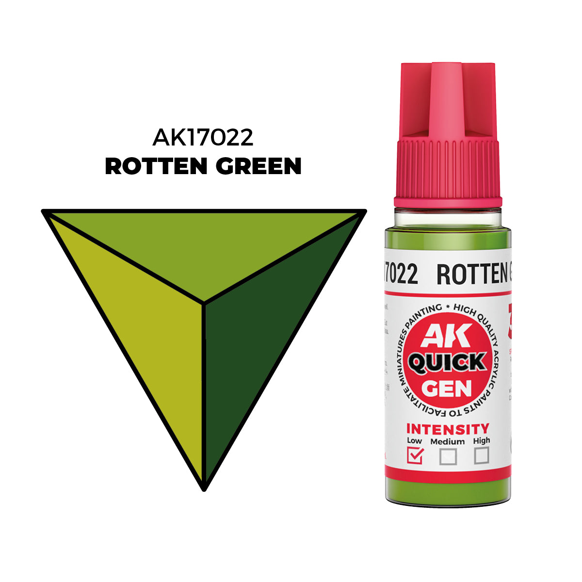 AK Interactive Verde Podrido - Color 18ml - Quick Gen Akrilna Boja AK17022 - front