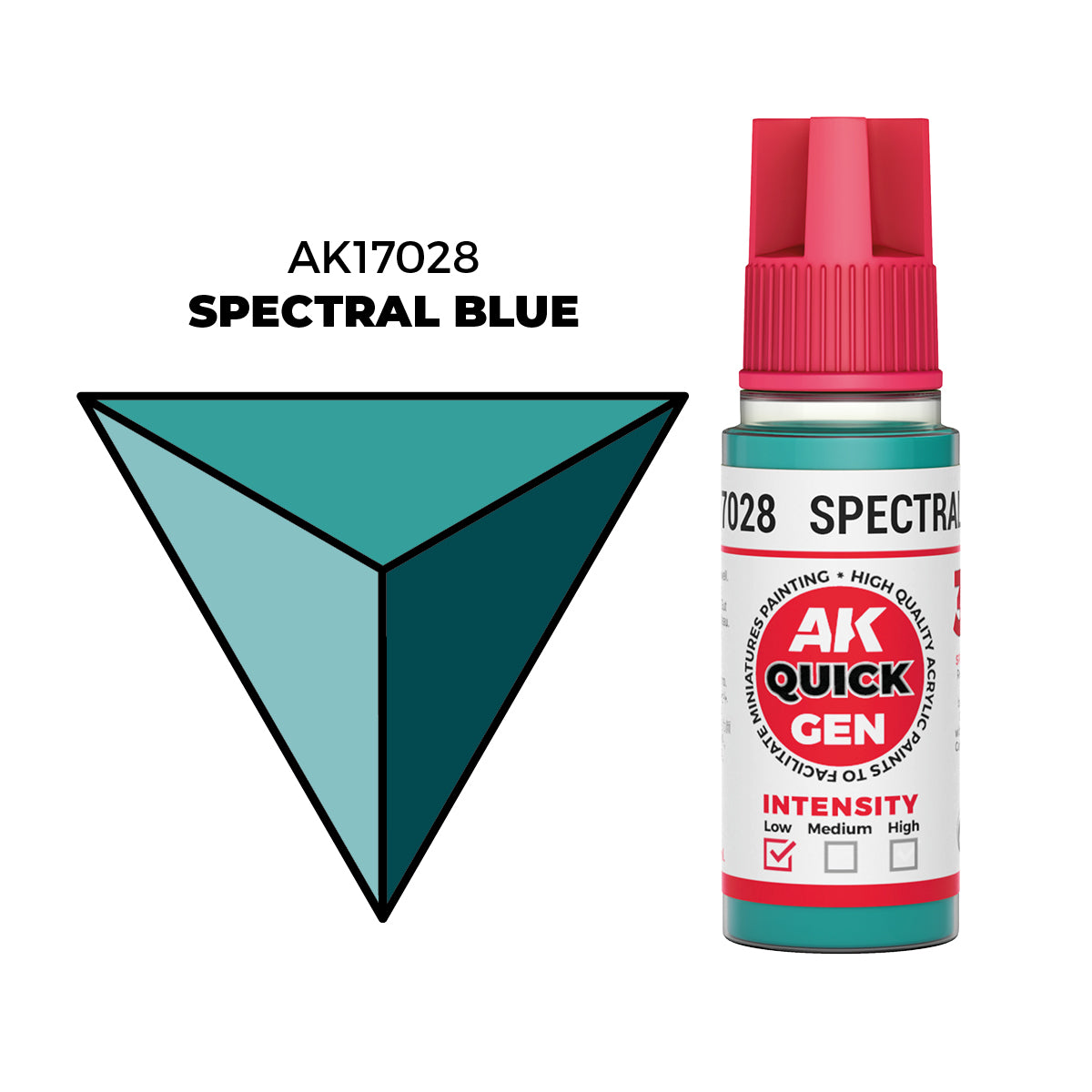 AK Interactive Azul Espectral - Color 18ml - Quick Gen Akrilna Boja AK17028 - front