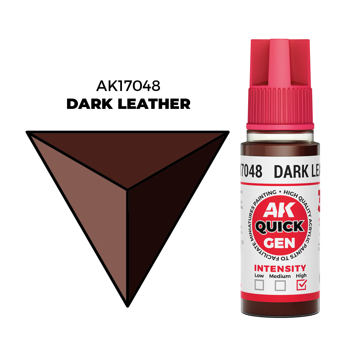 AK Interactive Dark Leather 18ml - Quick Gen Akrilna Boja AK17048
