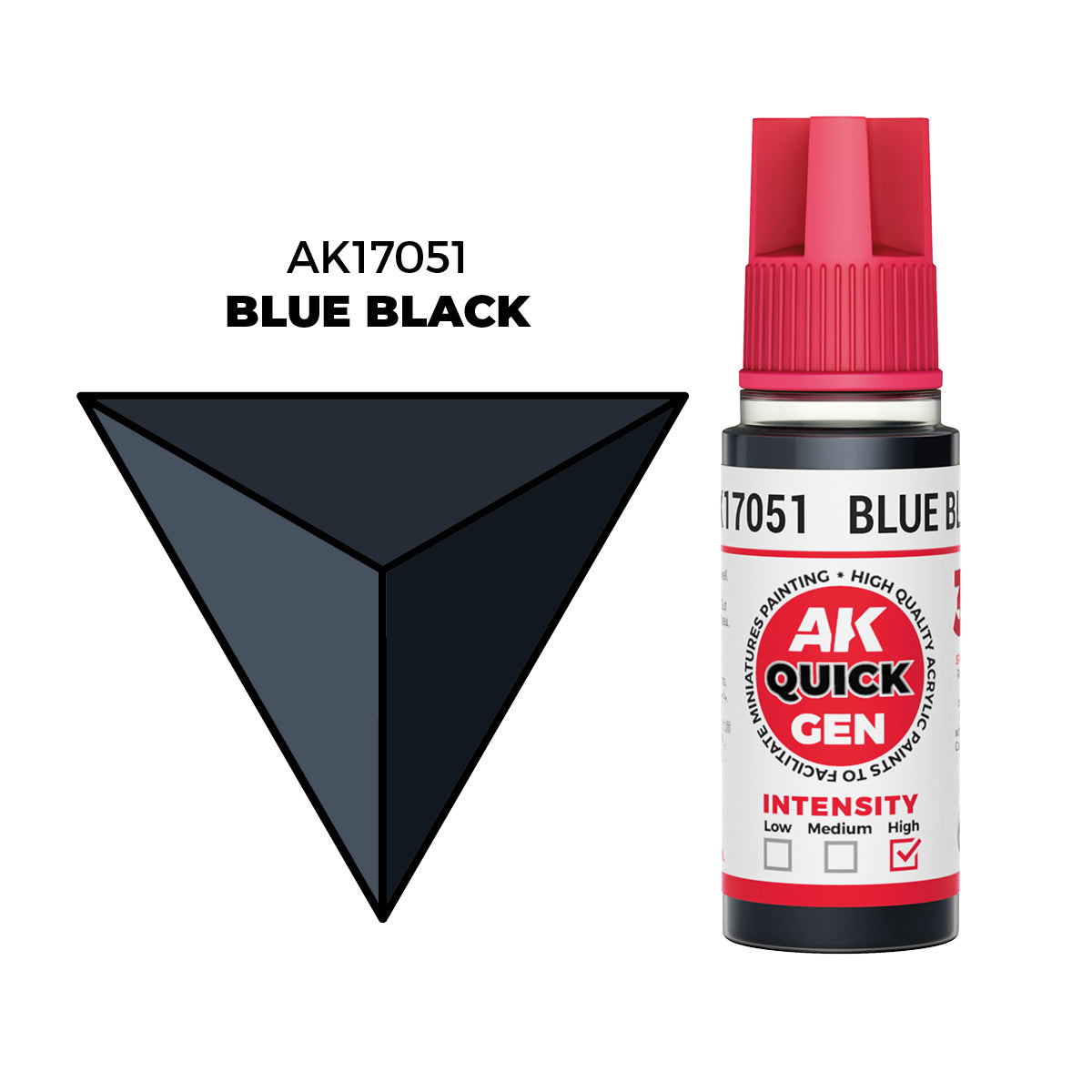 AK Interactive Blue Black 18ml - Quick Gen Akrilna Boja AK17051