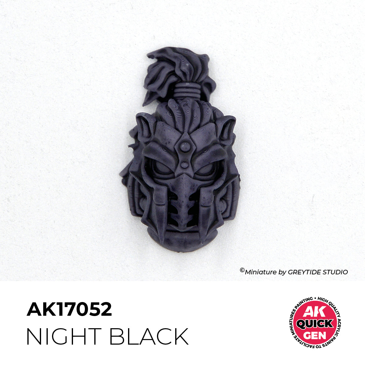 AK Interactive Negro Noche - Color 18ml - Quick Gen Akrilna Boja AK17052 - detail
