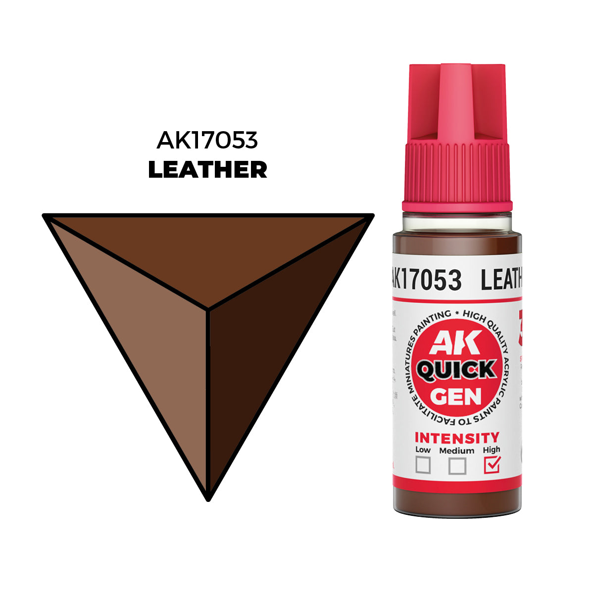 AK Interactive Cuero - Color 18ml - Quick Gen Akrilna Boja AK17053 - front