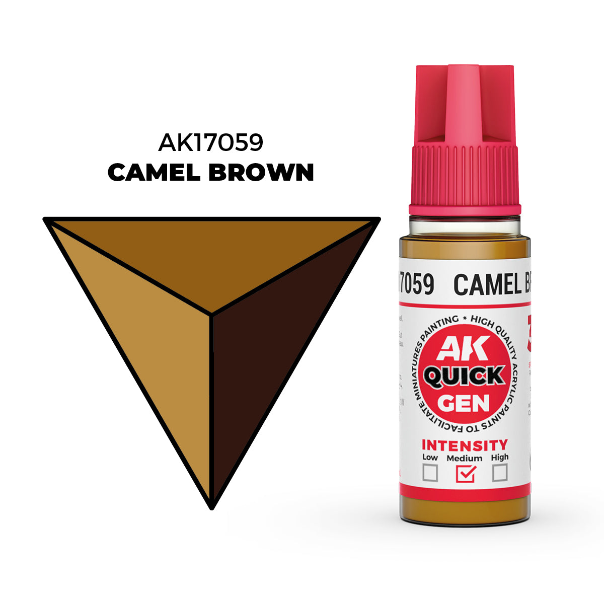 AK Interactive Camel Brown 18ml - Quick Gen Akrilna Boja AK17059