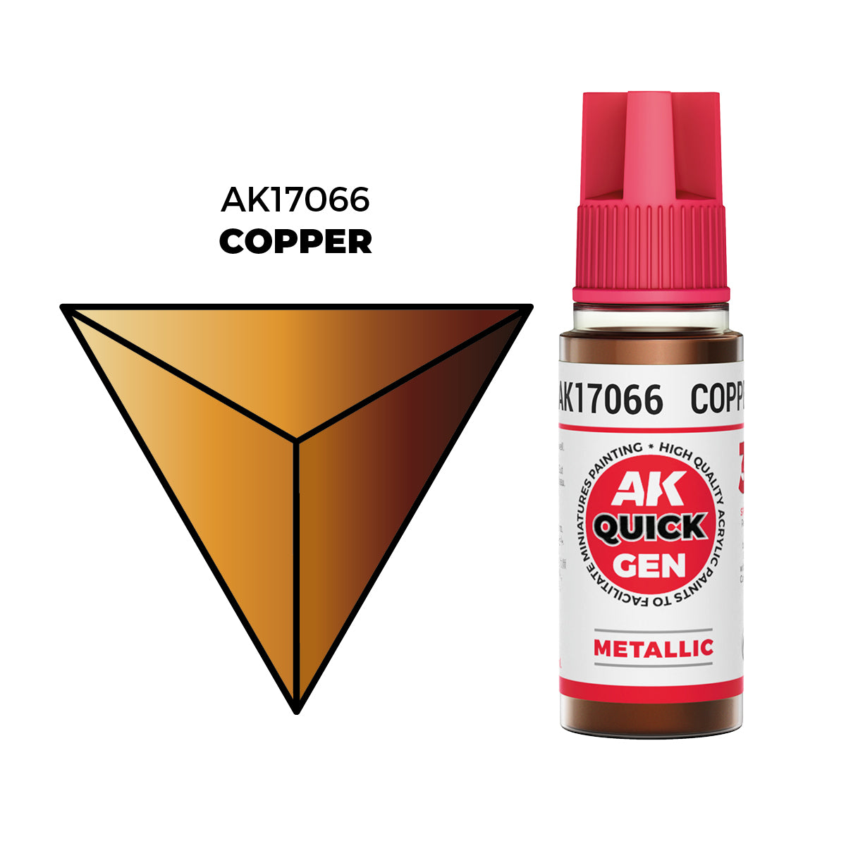 AK Interactive Copper 18ml - Quick Gen Akrilna Boja AK17066