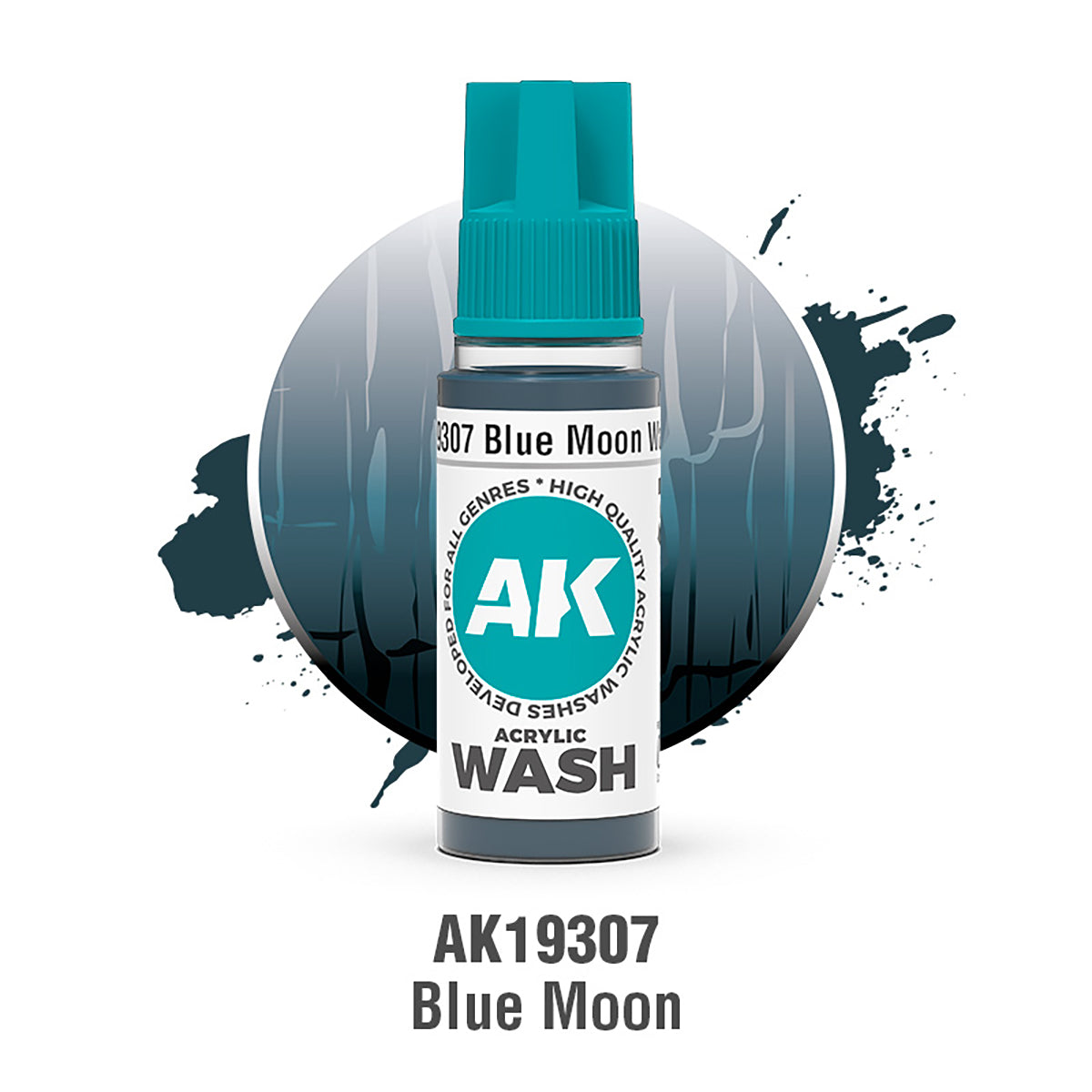 AK Interactive Blue Moon Wash 18ml - AK19307