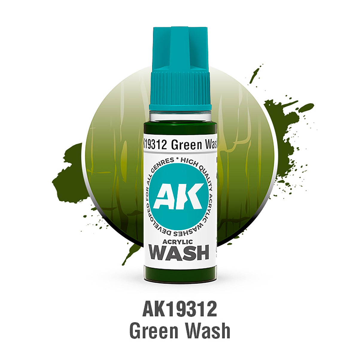 AK Interactive Green Wash 18ml - AK19312