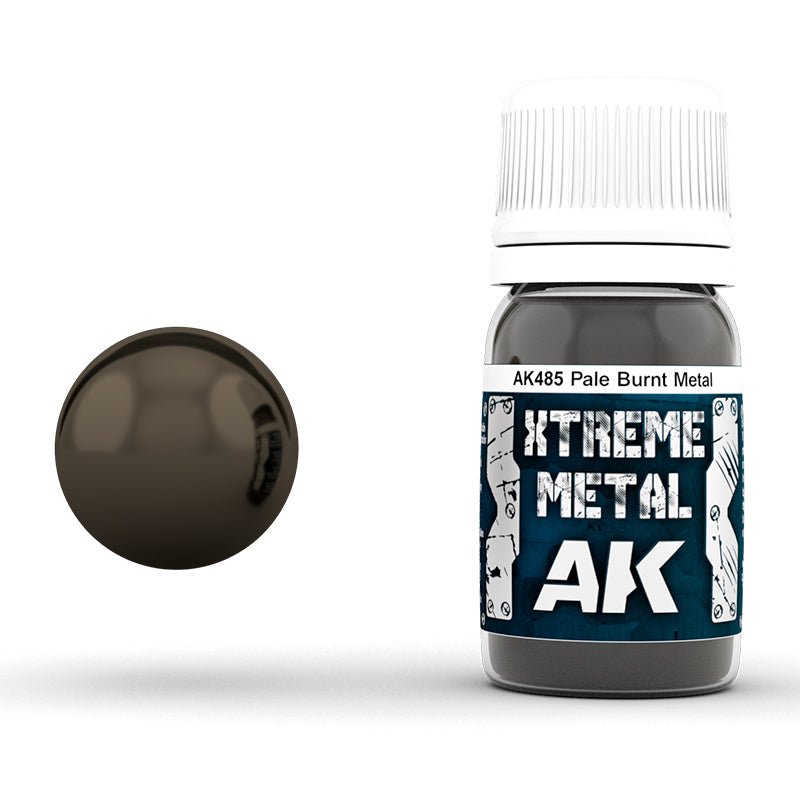 AK Interactive Xtreme Metal Burnt Metal 30ml - AK484