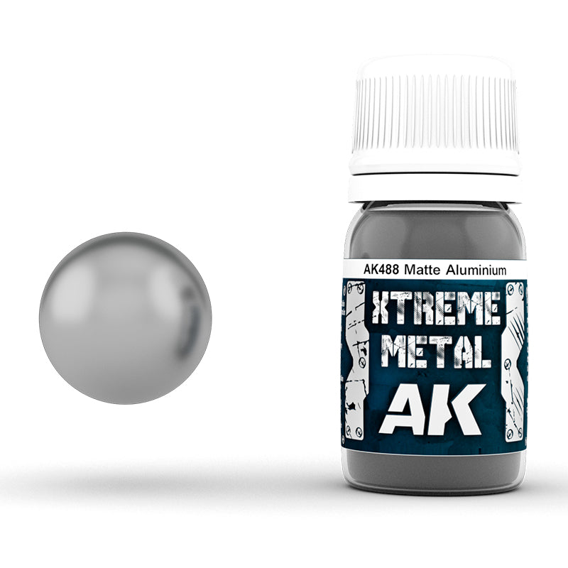 AK Interactive Xtreme Metal Matte Aluminium 30ml - AK488