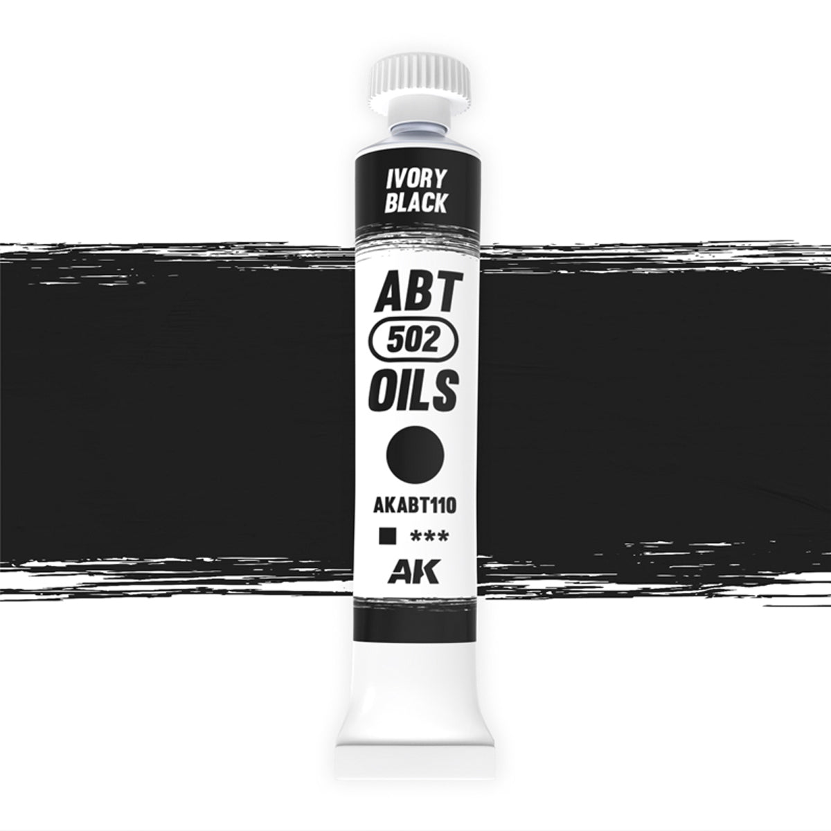 AK Interactive Ivory Black - Abteilung 502 Uljana Boja 20ml - AKABT110