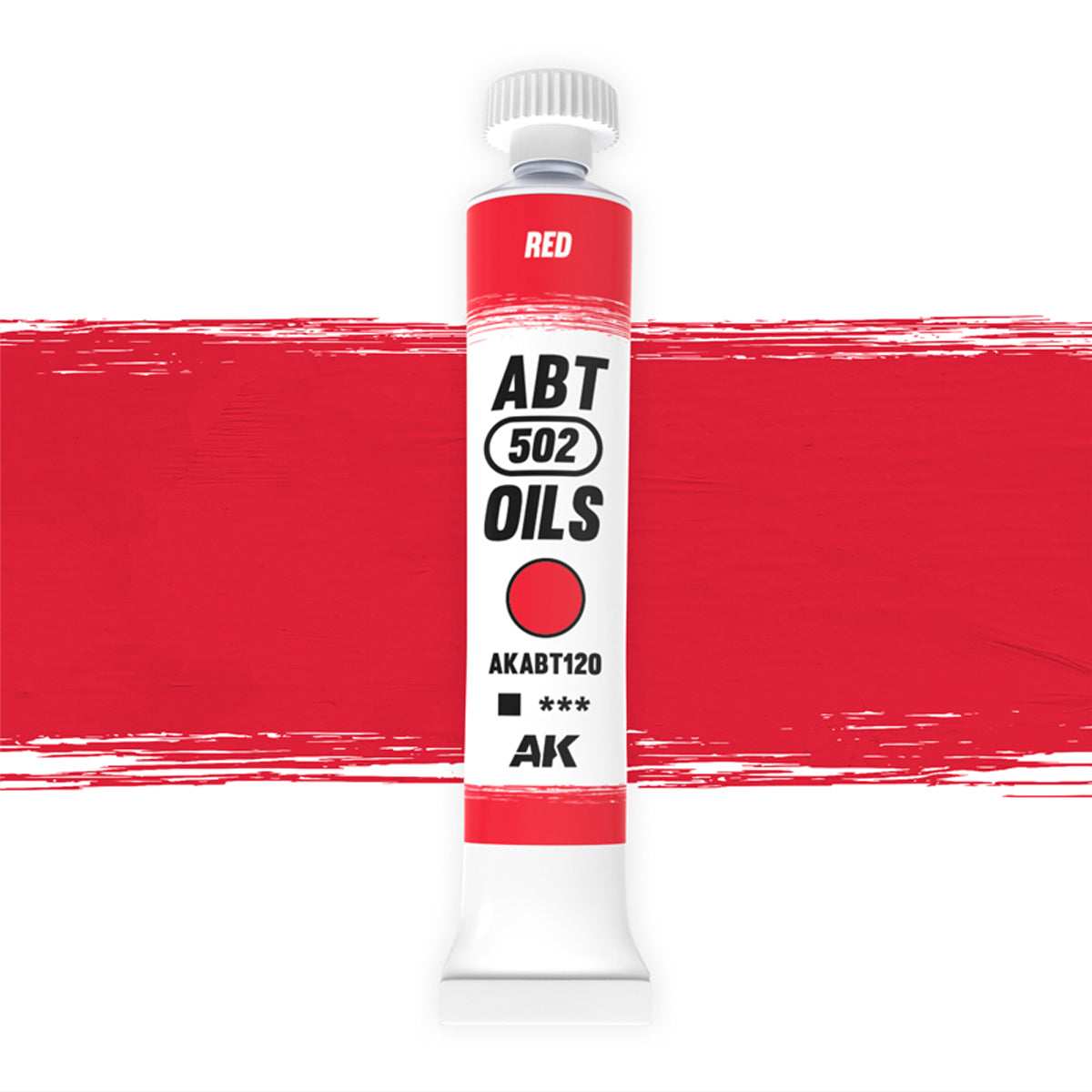 AK Interactive Rojo, Oleo - AB Type Acrylic AKABT120 - front