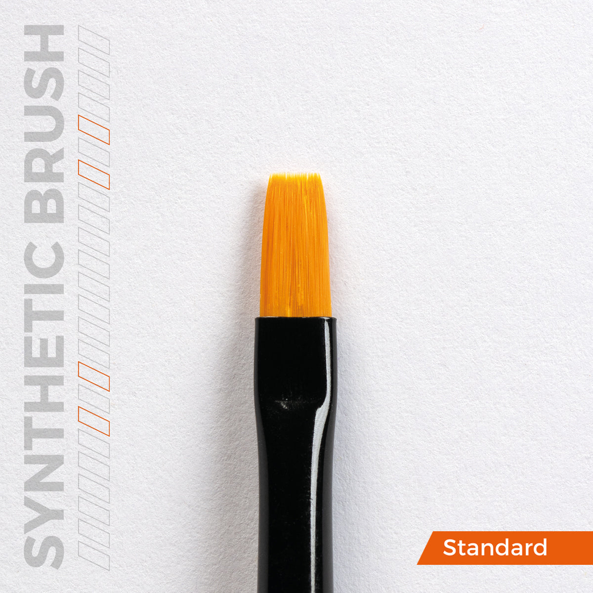 AK Interactive AK SYNTHETIC BRUSH - FLAT 2 - AKB002 - detail