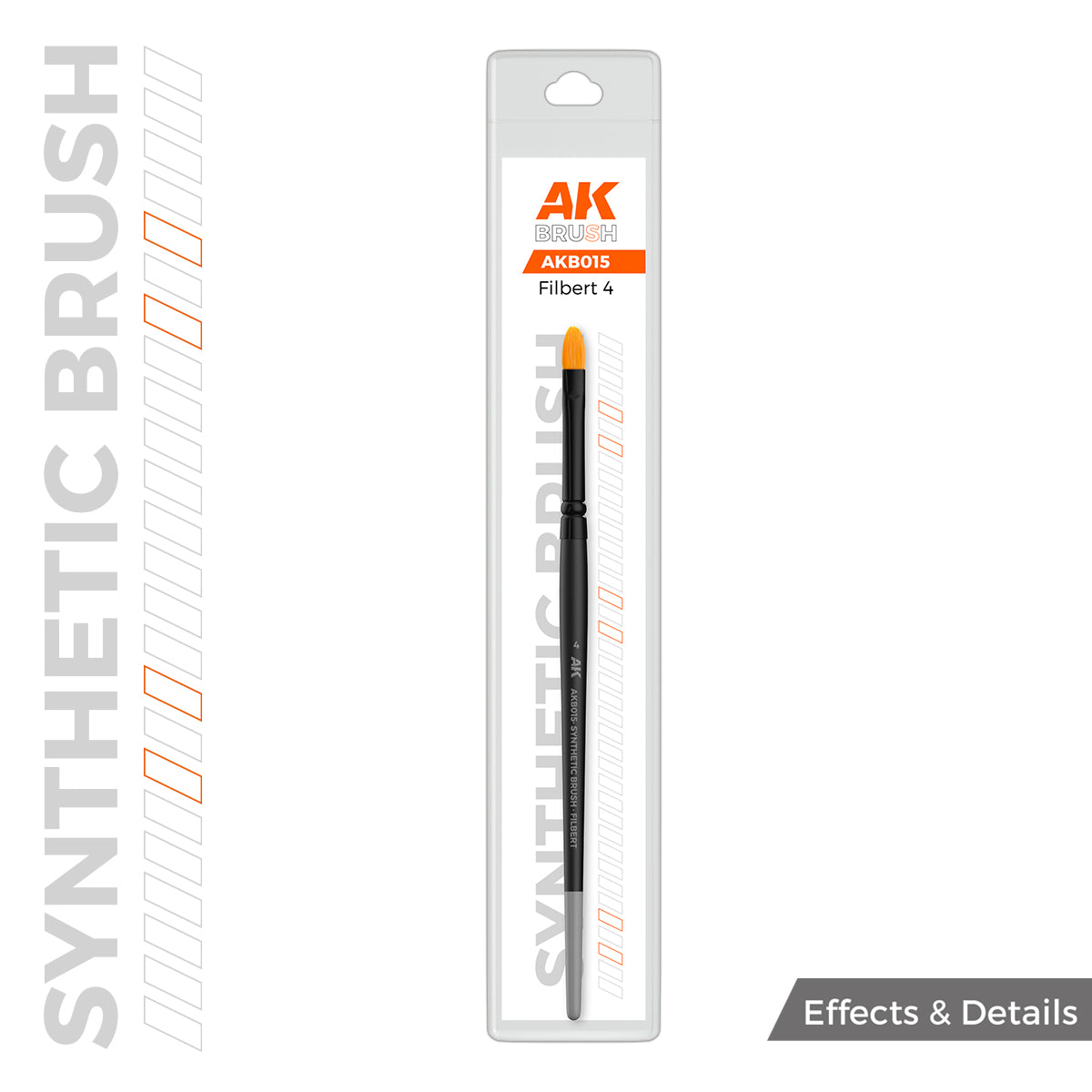 AK Interactive Sintetička Četkica Filbert 4 - AKB015