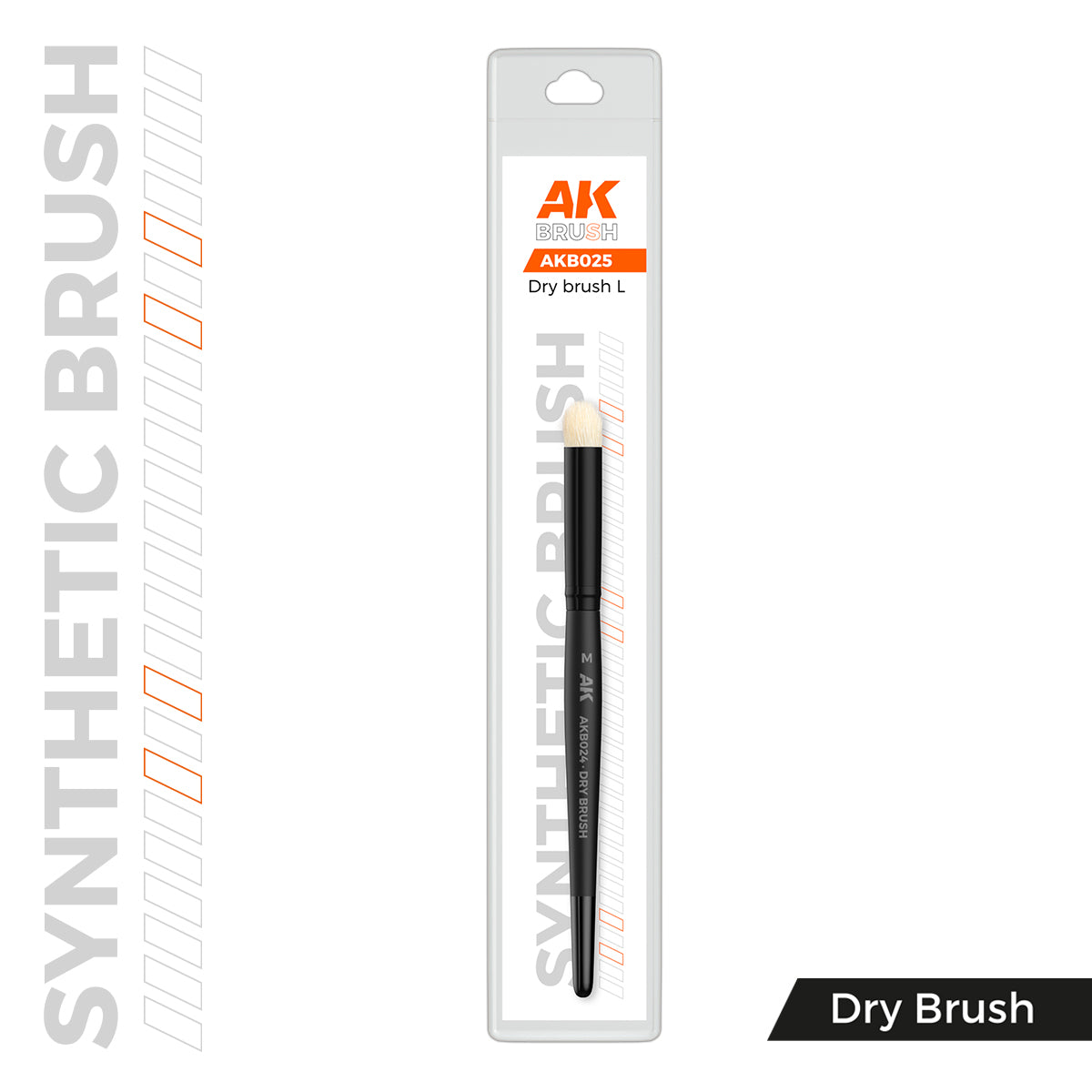 AK Interactive Dry Brush Četkica (L)