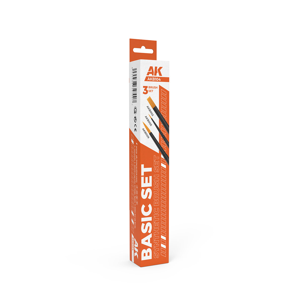 AK Interactive Basic Brushes Set (3 četkice) - AKB104