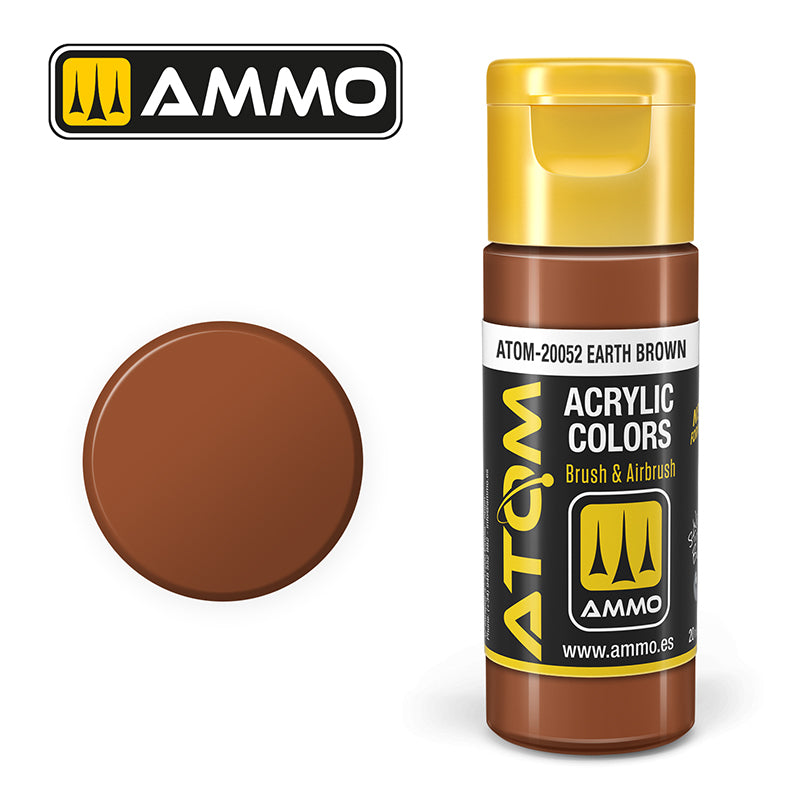 Ammo ATOM Color Earth Brown (Zemljano braon boja) - ATOM-20052