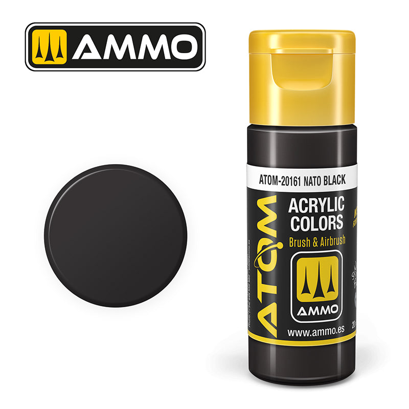 Ammo ATOM Color NATO Black (NATO crna boja) - ATOM-20161