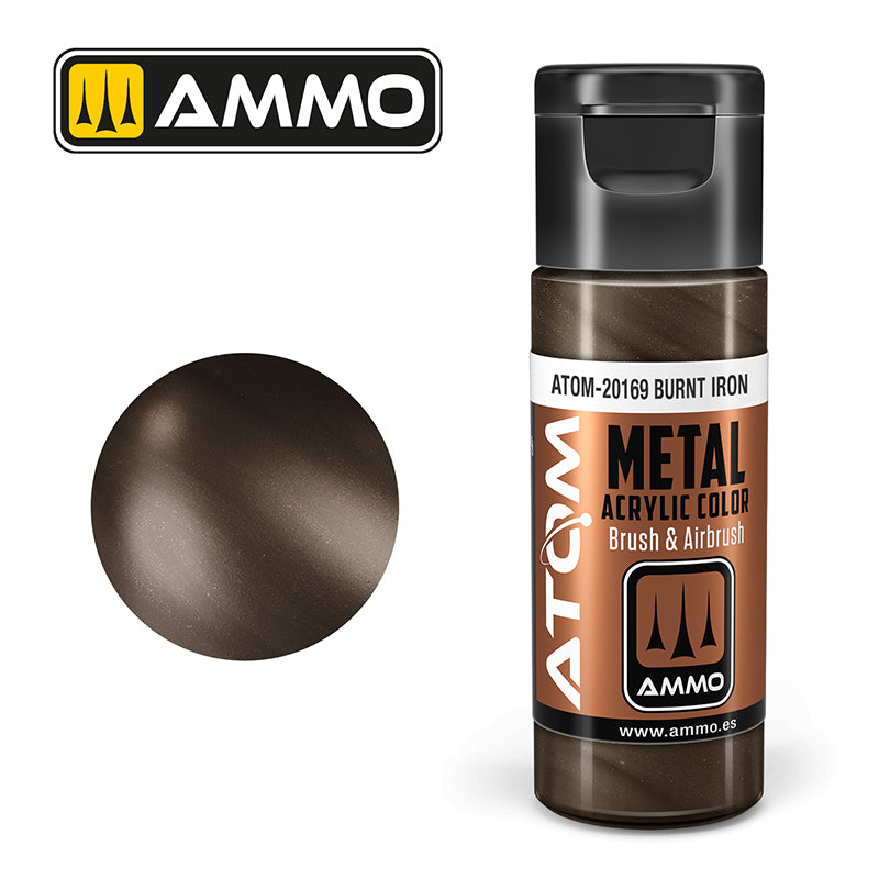 Ammo ATOM Metallic Burnt Iron (Metallic spaljeno gvožđe) - ATOM-20169
