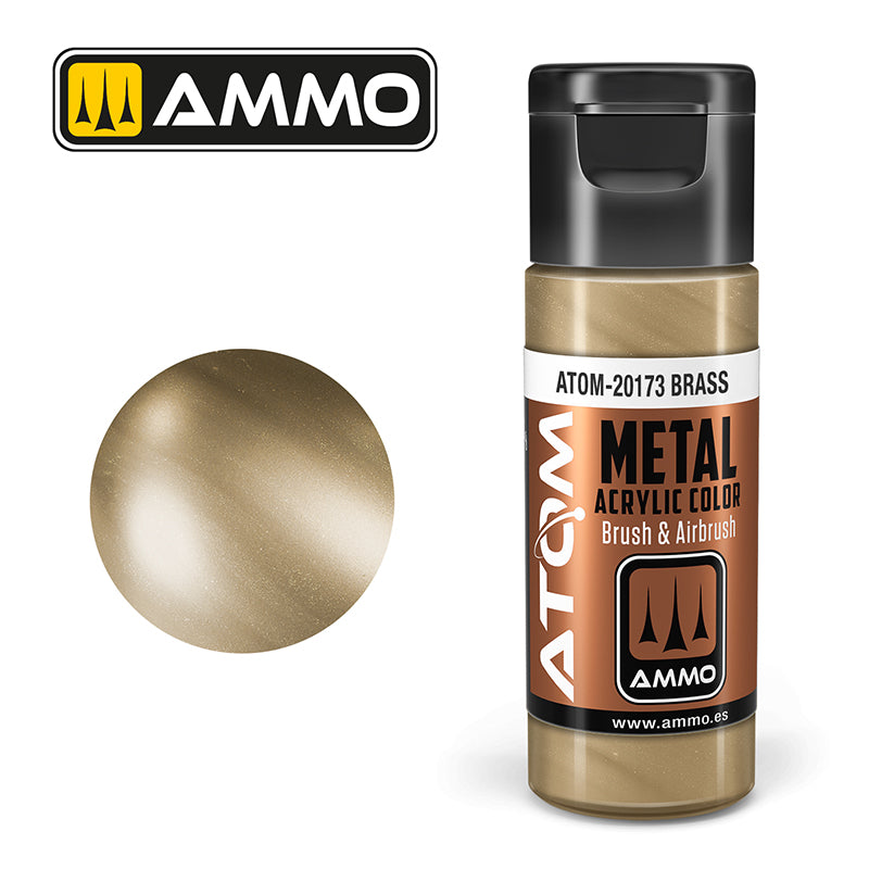 Ammo ATOM Metallic Brass (Metallic mesing) - ATOM-20173