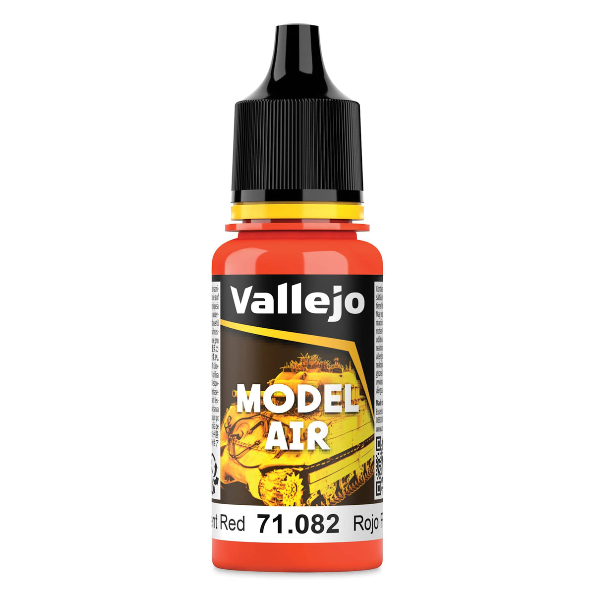 Vallejo Fluorescent Red 18ml - Model Air 71.082