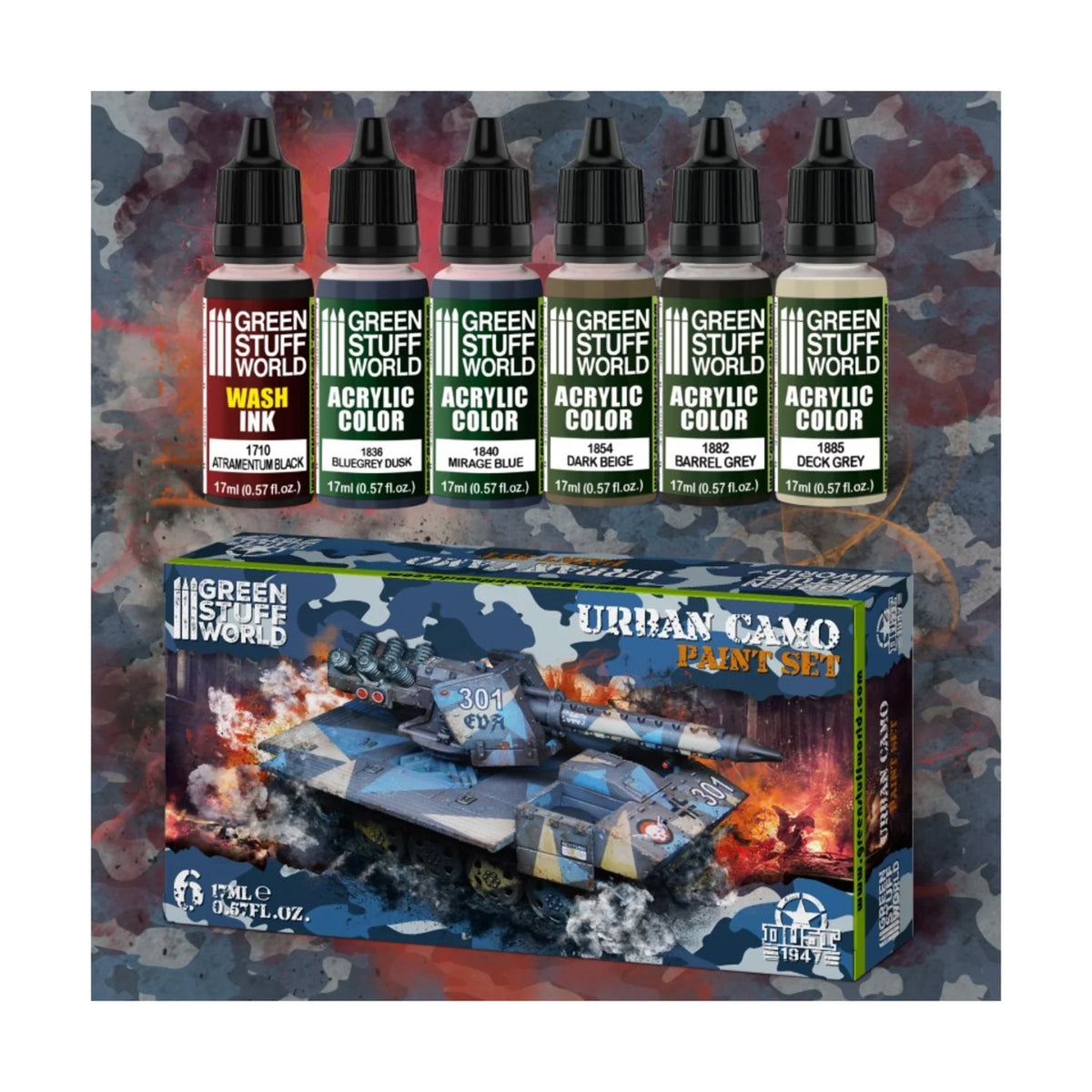 Paint Set - URBAN CAMO Dust (Box x6)