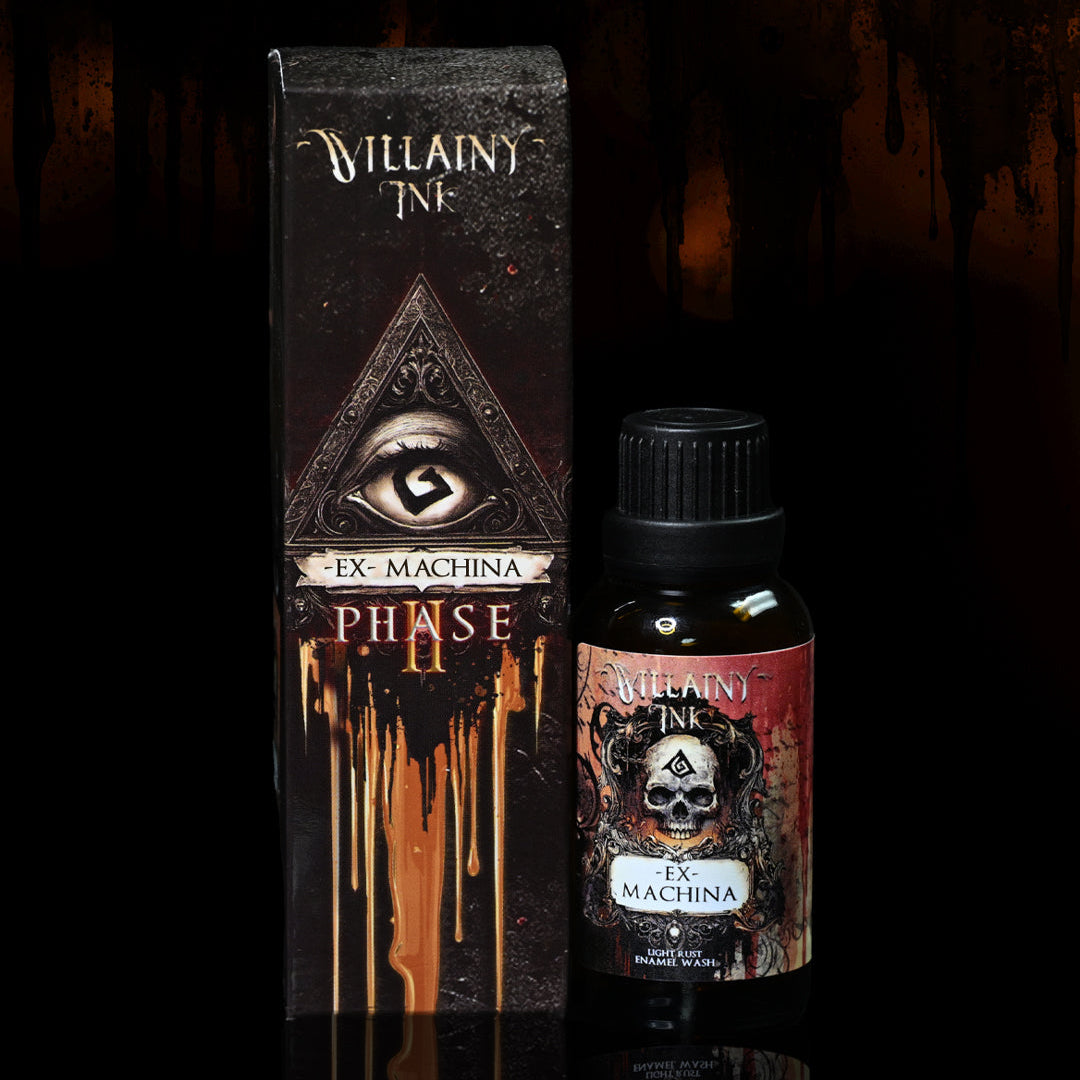 Villainy Ink - -EX- MACHINA (Phase II) | Medium-Light Rust Enamel Wash | Weathering Effect for Miniature & Model Painting - VI-0015