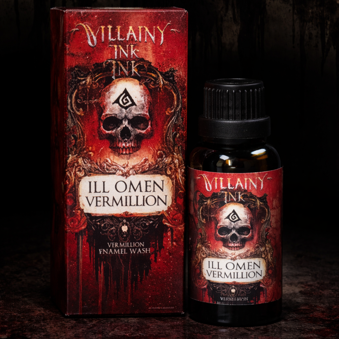 Villainy Ink boja   ill omen vermillion