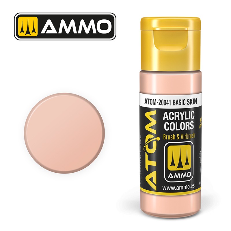 Ammo ATOM Color Basic Skin FS36613 akrilna boja za makete

Boja kože za figurice i minijature
