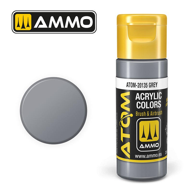 Ammo ATOM Color Grey FS36251 akrilna boja za makete

Siva boja za modelarstvo